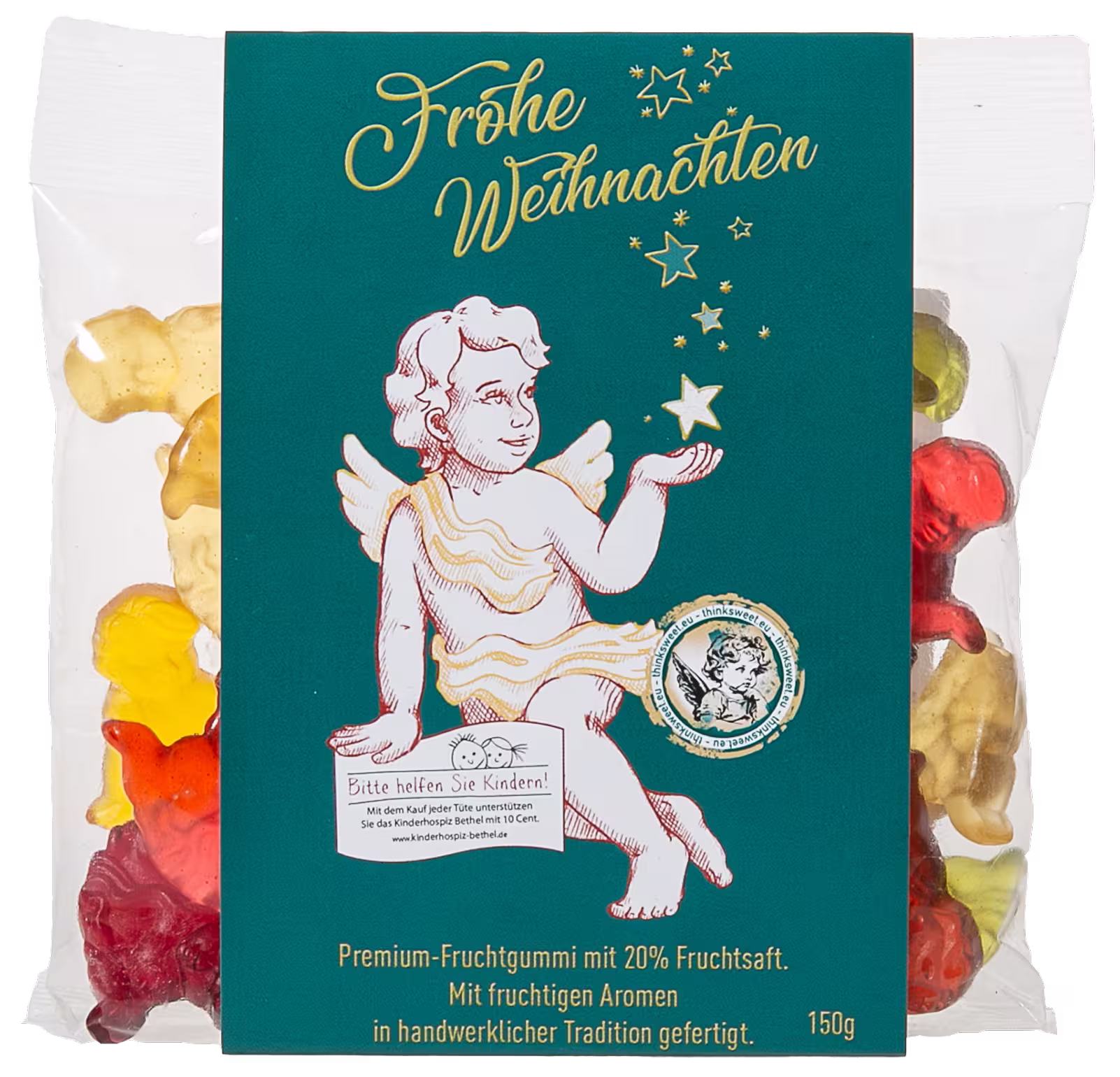 think sweet produktbild engel fruchtgummi weihnachten
