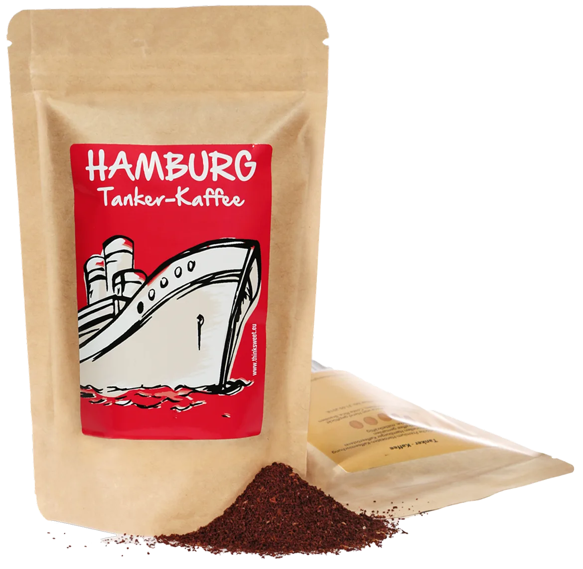 think sweet produktbild tanker kaffee hamburg